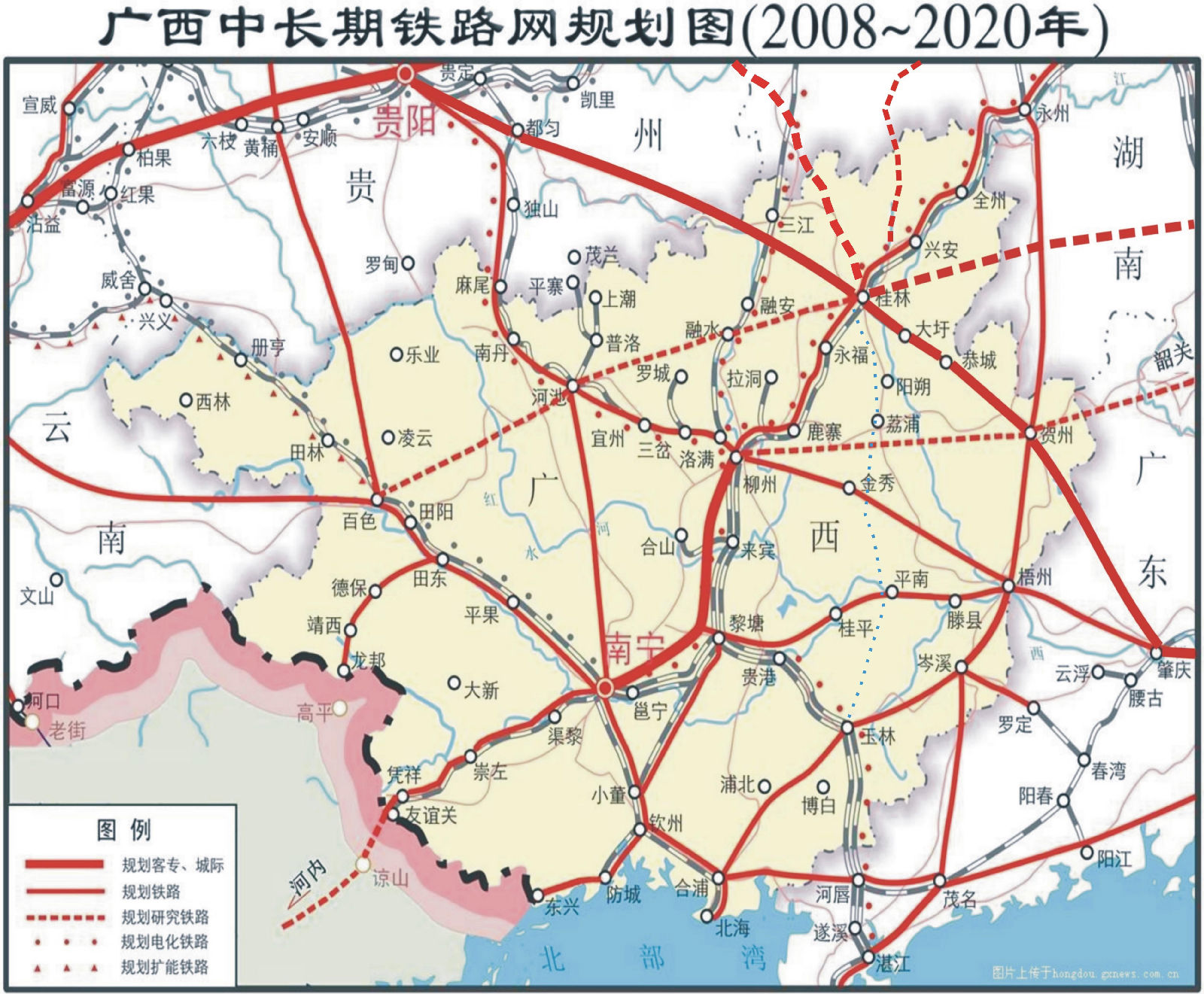 荆张高铁最新规划图：荆张高铁最新版规划图解