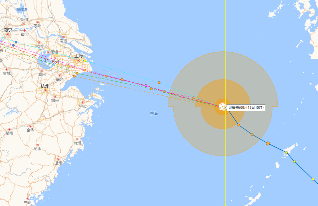 杭州台风动态与航班动态